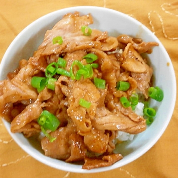 すぐ出来る！焼き肉丼